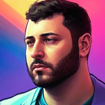 Cyberpunk style portrait